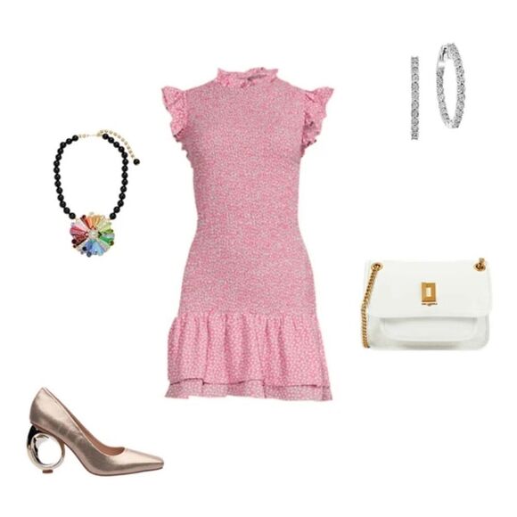 French Connection Elao Verona crepe mini dress, xlarge - Picture 4 of 15